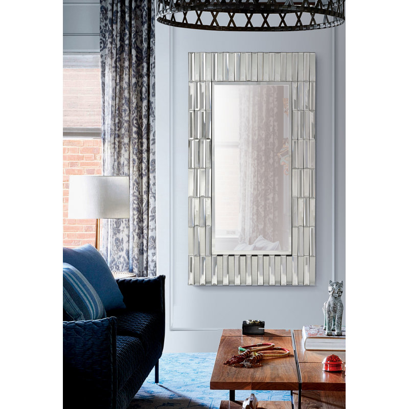Rhys Glass Flat Wall Mirror