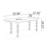 Black Half-circle Solid Wood Dining Table-1826481954