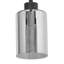 Shakaria 3 light Smoke Glass Semi Flush Ceiling Light