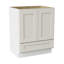 Armoire de salle de bain en bois massif prêt à assembler avec comptoir Shaker - comptoir non inclus-125961340