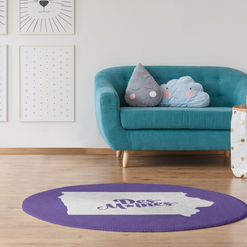 Tapis en poly-chenille des moines iowa