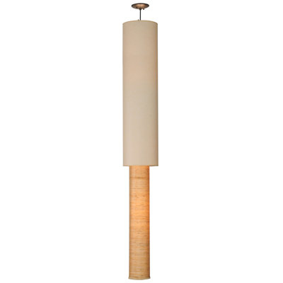 Luminaire suspendu cylindrique unique à 4 lumières