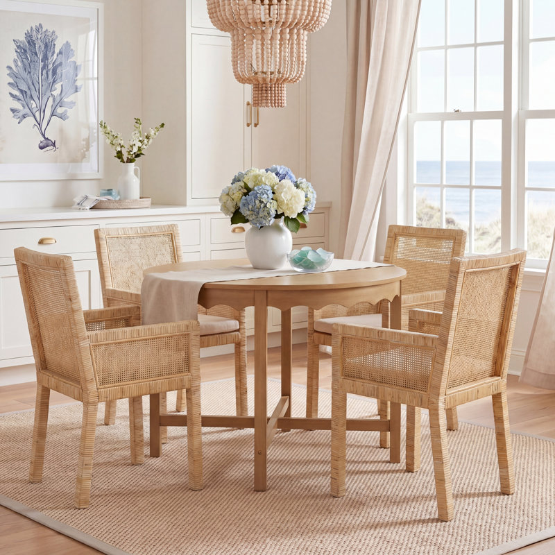 Tenerife Upholstered Armchair, Oak