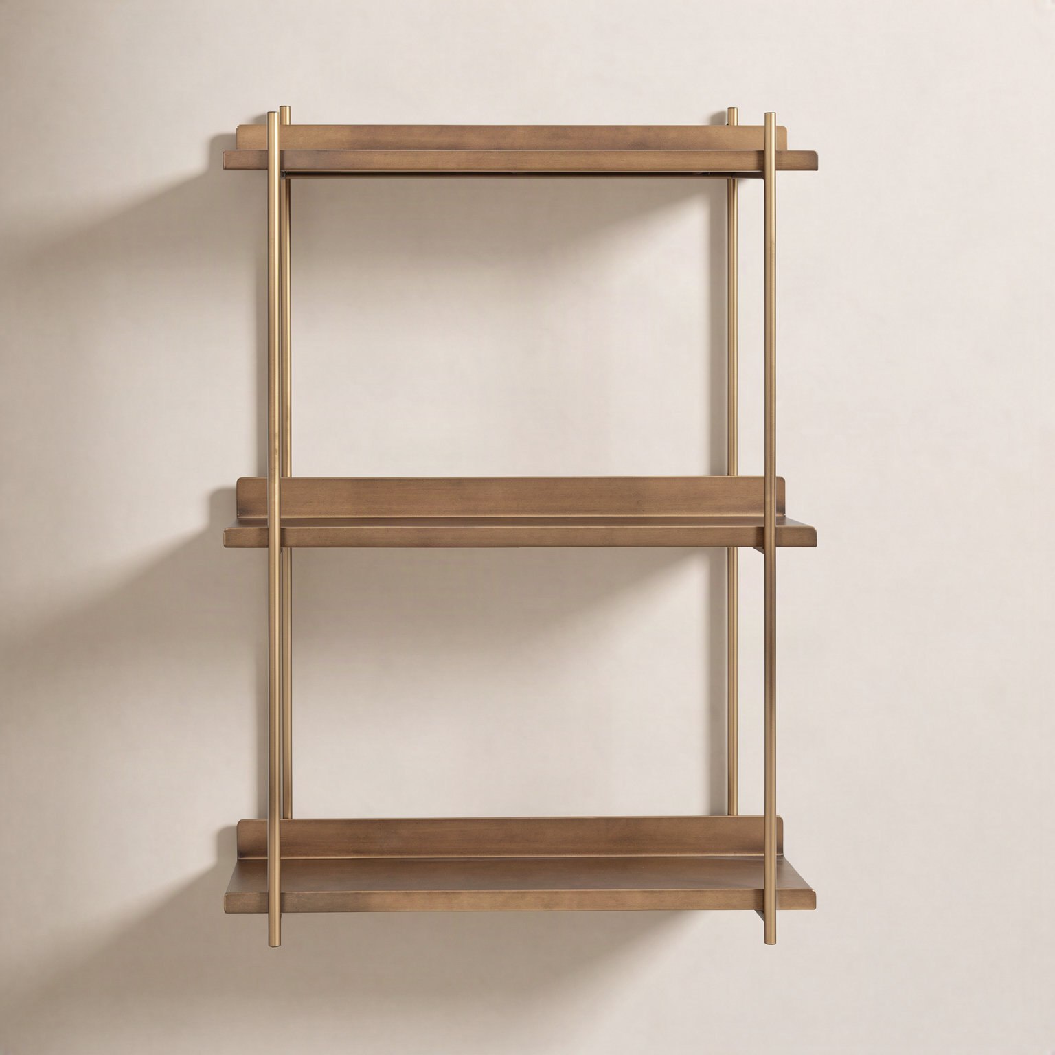 Bellamy 20" Floating Shelf, Gold