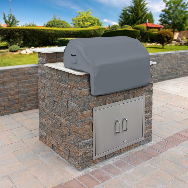Blue Elephant Grill Cover, Grey, 61cm H x 91.4cm W x 66cm D