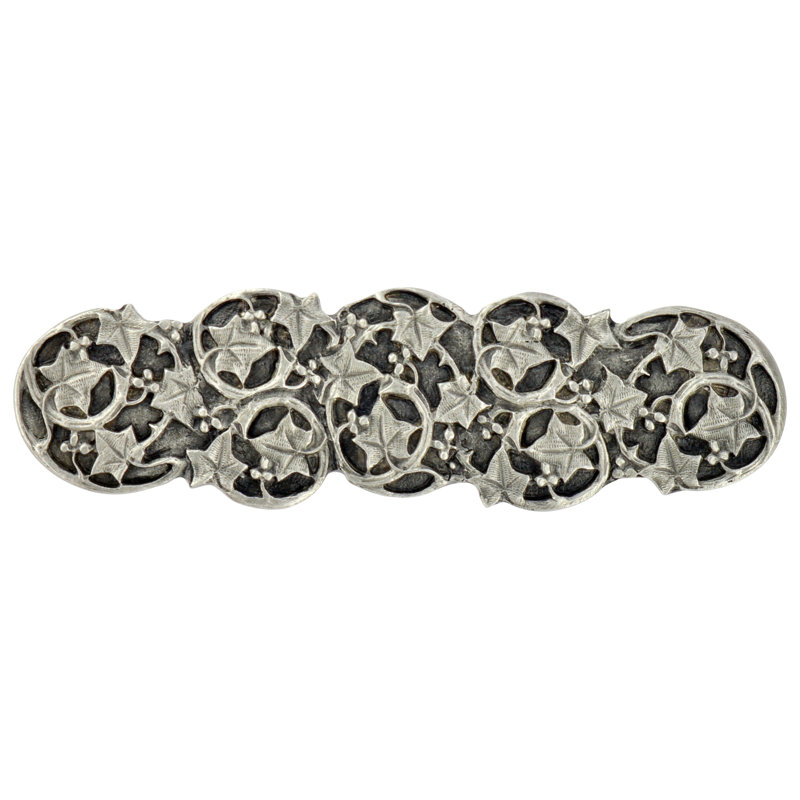 Leaves Bar / Handle Pull, Antique Pewter