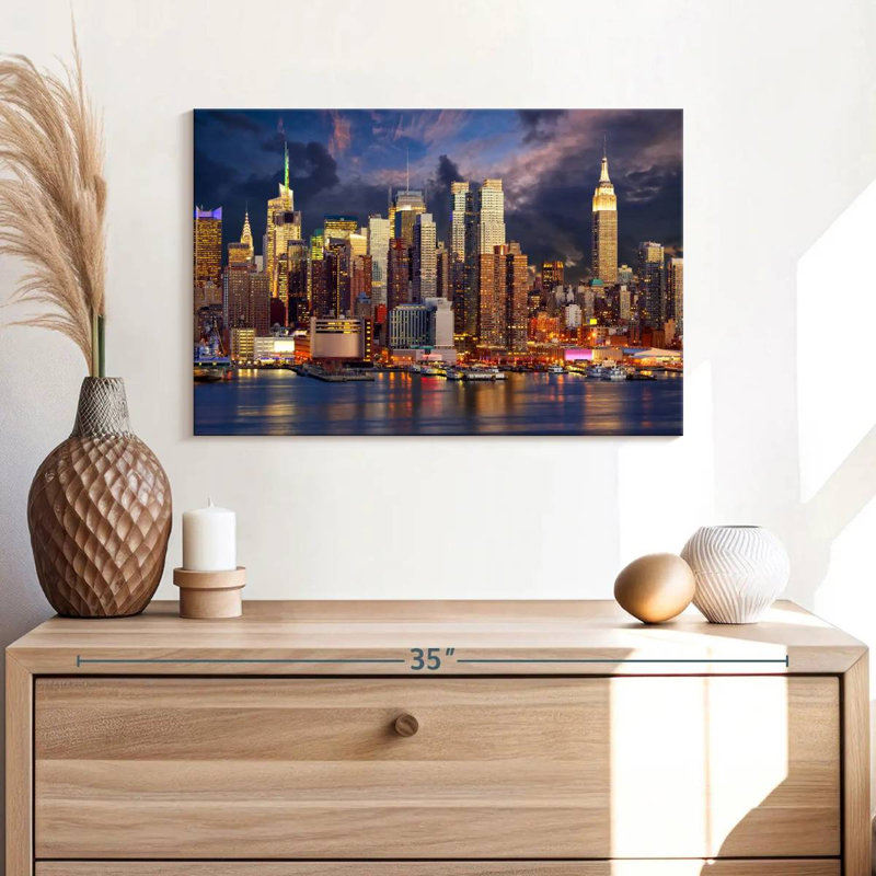 Ravi Midtown Manhattan Skyline, 16" H x 24" W