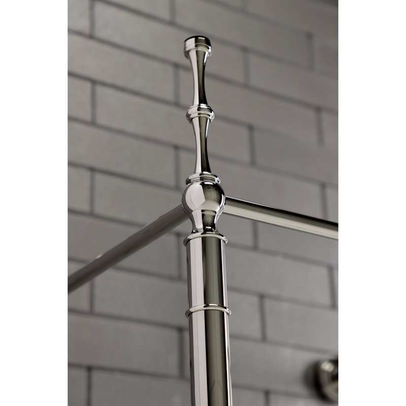 Kingston Brass Edwardian Brass Console Sink Legs, Polished Nickel