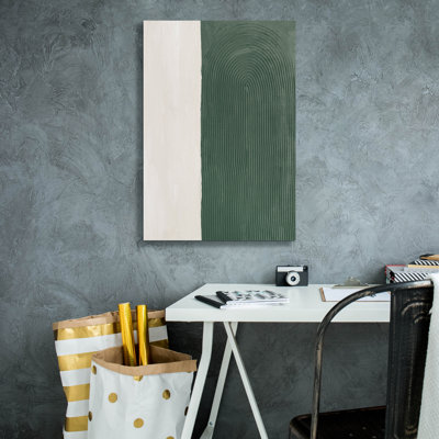 Toile abstraite 1 "par Sarah Adams, art mural 18 po x 26 po