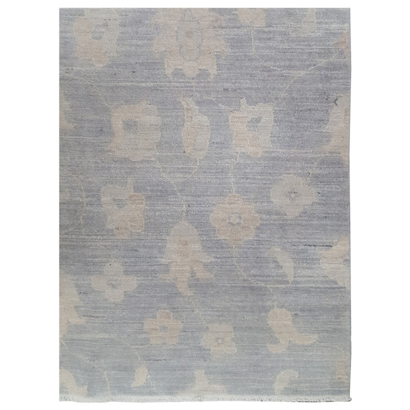 Davey Hand Knotted 4x12 Grey Runner