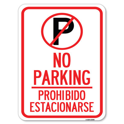 No Parking Prohibido Estacionar (No Parking Symbol)/23598