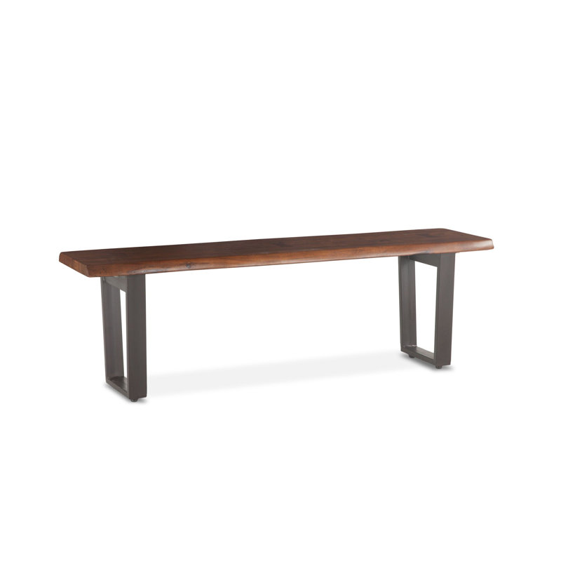 Banc en bois massif d'acacia Kenzy
