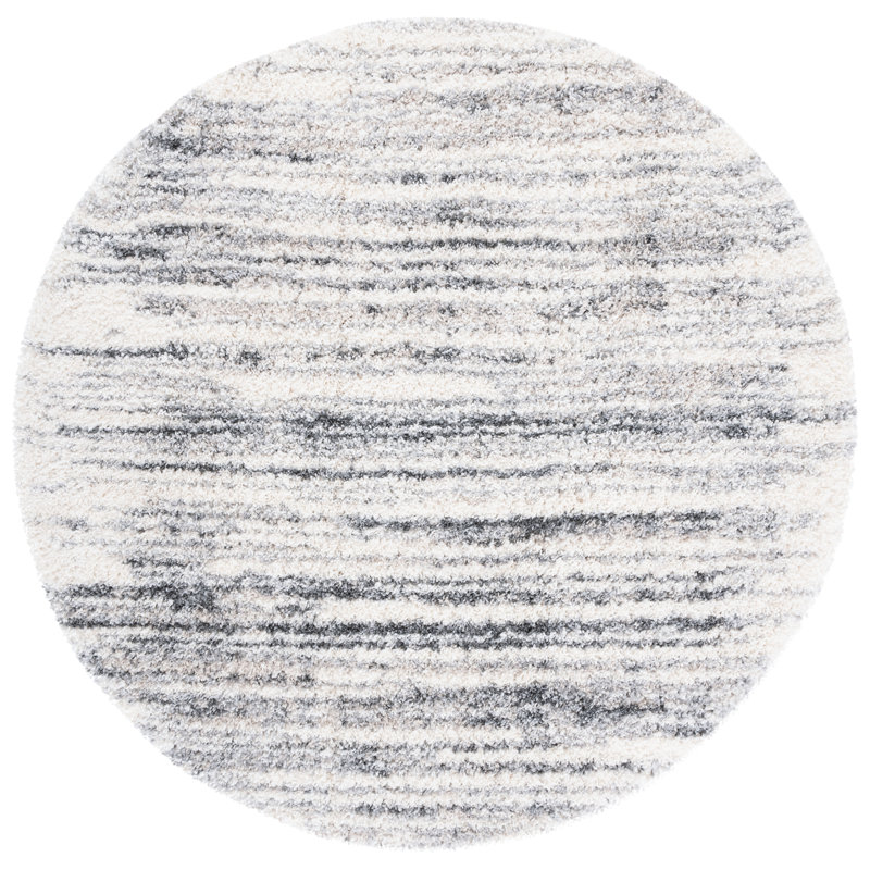Tapis ivoire / gris Ackley, Rond 3 pi