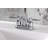 Kingston Brass Concord Two-Handle 3-Hole Deck Mount 4" Centerset Bathroom Faucet with Plastic Pop-Up-76987470