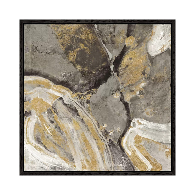 Albena Hristova - Print on Canvas, 45.72 cm H x 45.72 cm W, Black Floater Framed