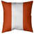 Orange / blanc