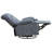 Massage Rocker Recliner Chair With 4-Point 3D Kneading Massage, Heat, And USB Charging Port, Ideal For Relaxation And Comfort-1566418118