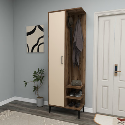Anabal 60 cm W Hall Tree with Shoe Storage