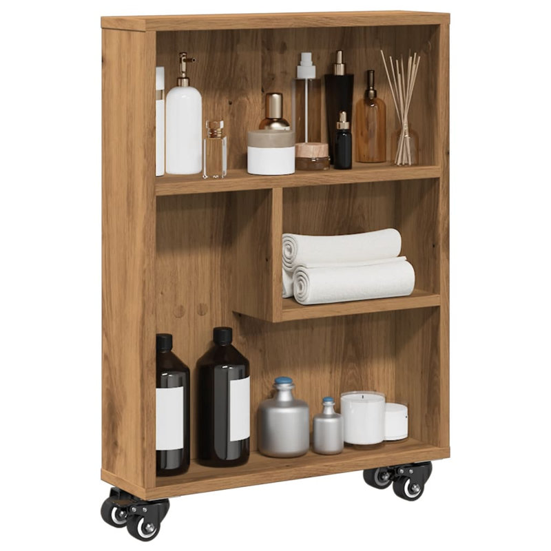 Ricaria 68cm H x 48cm W Bookcase, Artisan oak