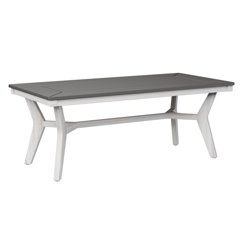 Table basse berlinoise Berlin, Gris fumée, Coquille de mer