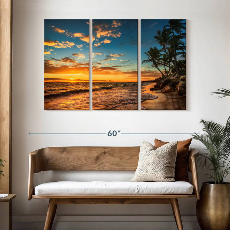 Sunset Gillard Scene, 32" H x 50" W