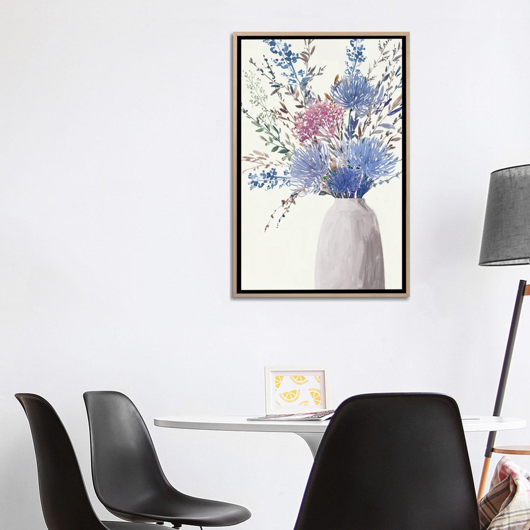Vibrant Blooms In Subtle Vase