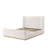Abela King Boucle Upholstered Sleigh Bed-113989251