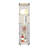 LED Lights Glass Display Cabinet 4 Shelves With Door, Floor Standing Curio Bookshelf For Living Room Bedroom Office, 64.7"*16.7"*14.3"-318236286