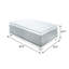 Table basse, faux cristaux ronds