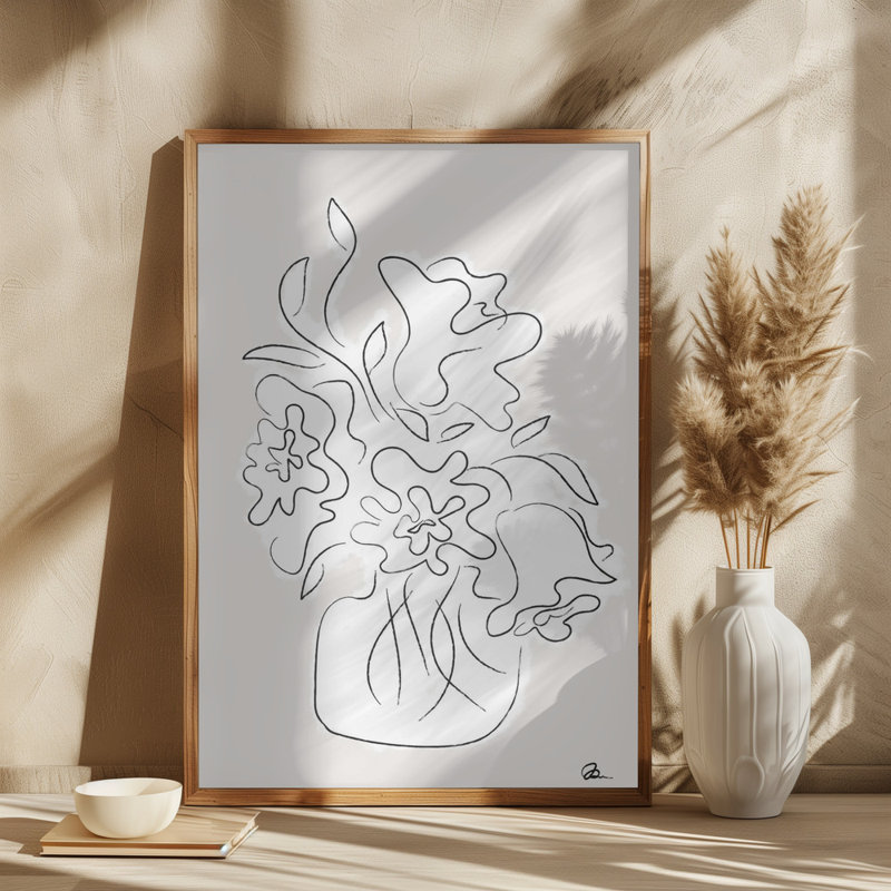 Flower Bouquet, 50.8cm H x 76.2cm W