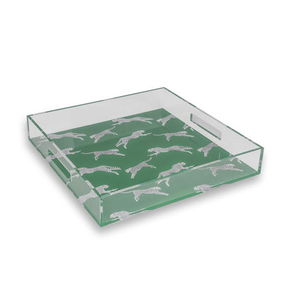 Plateau en acrylique pour le guépard Scalamandre