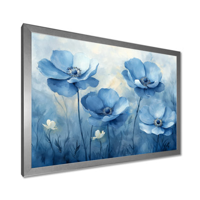 Ikesha A Petal Ballet In Delicate Poppies - coquelicots, art mural