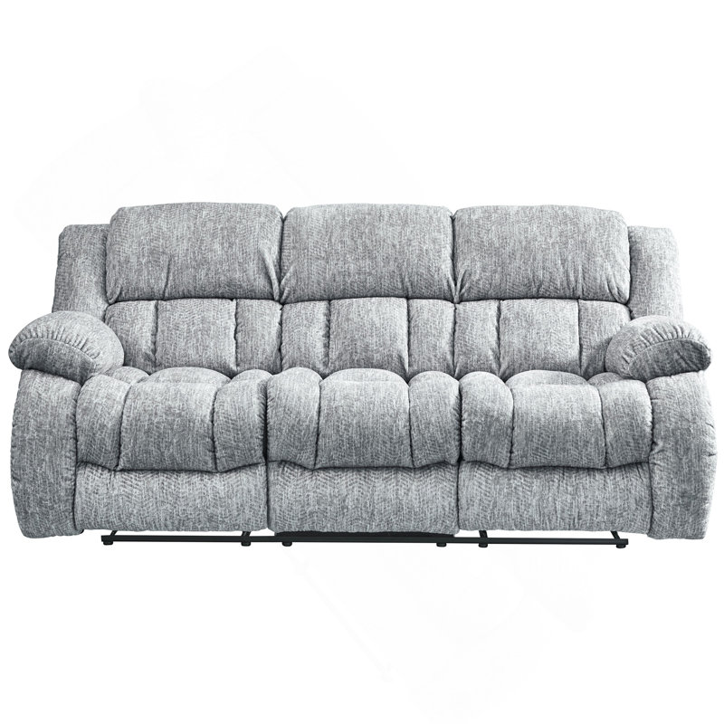 GREY RECLINING SOFA