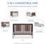 Lit de bébé convertible 5-en-1-197390343