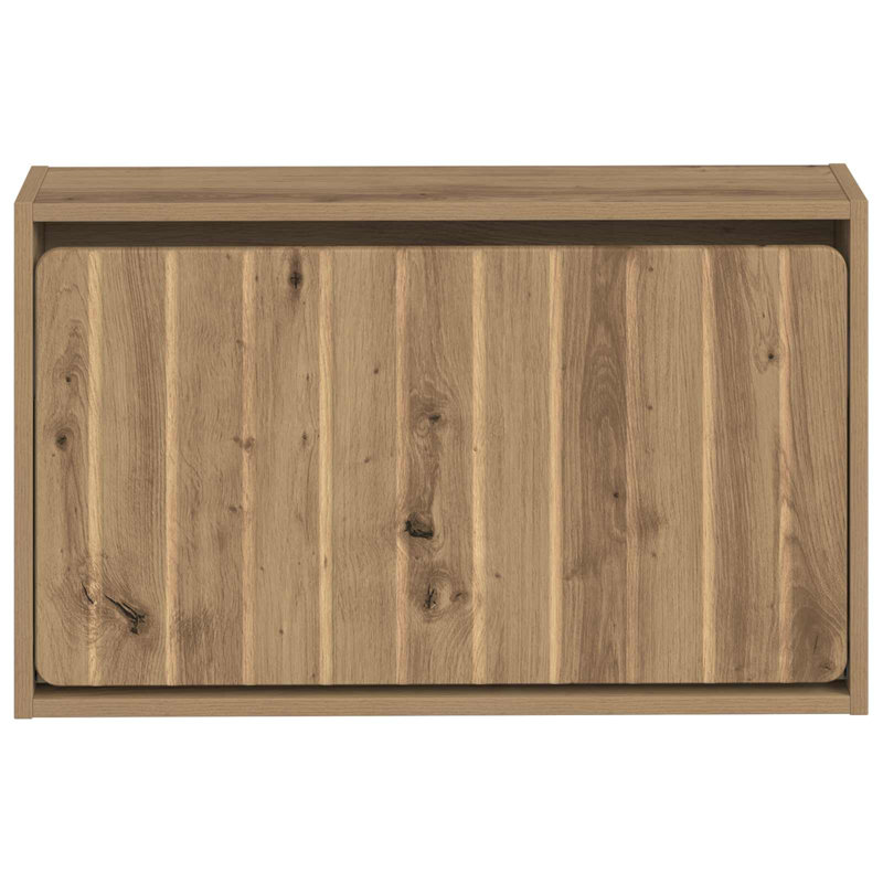 Flip Down Shoe Storage, 43 cm H x 71 cm W x 17 cm D, Artisan Oak