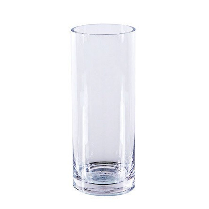 Vase cylindrique, H 9,5 po x l 4 po x P 4 po