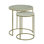 Soulful Textures Marble Nesting End Table