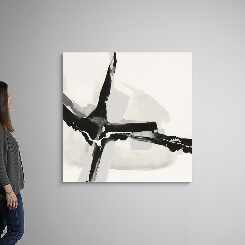 « Crémeux neutre I » par Chris Paschke-impression, Toile tendue, H 16 po x l 16 po x 1,25 po