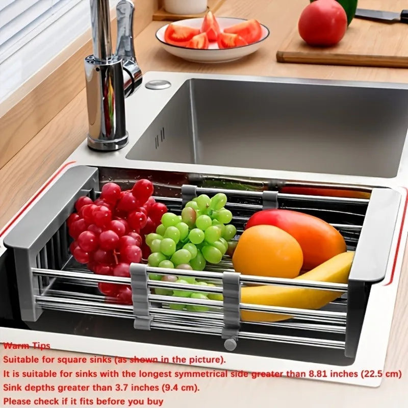 Panier de cuisine en acier inoxydable