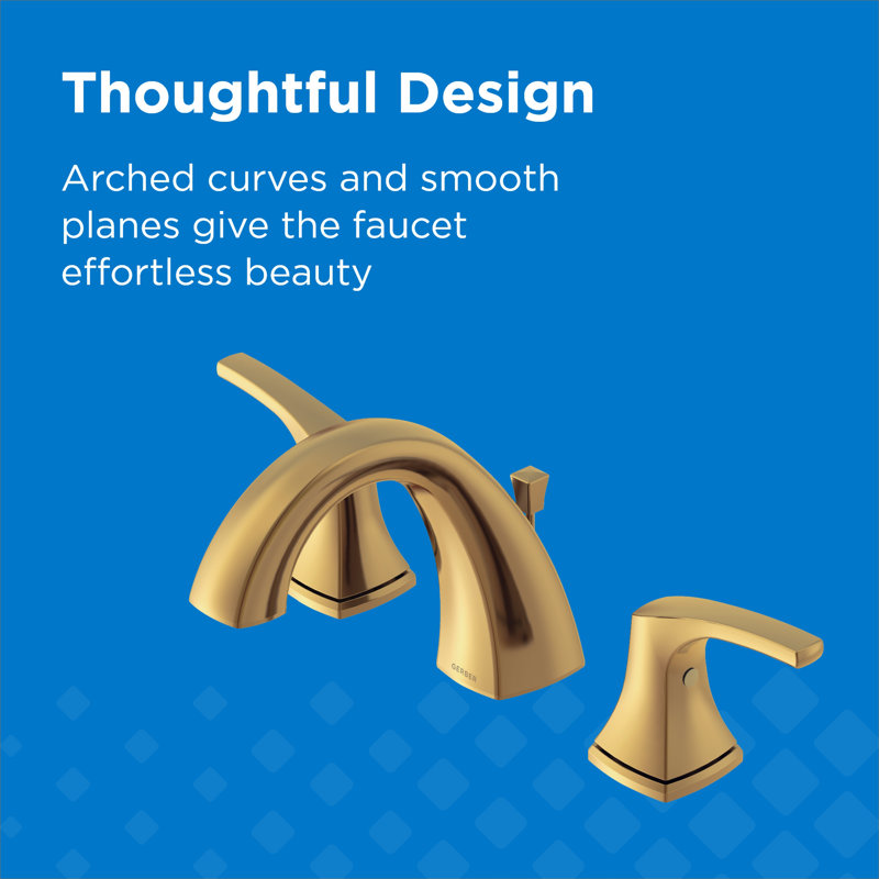 Vaughn Widespread Bathroom Faucet with Drain Assembly, Brushed Bronze