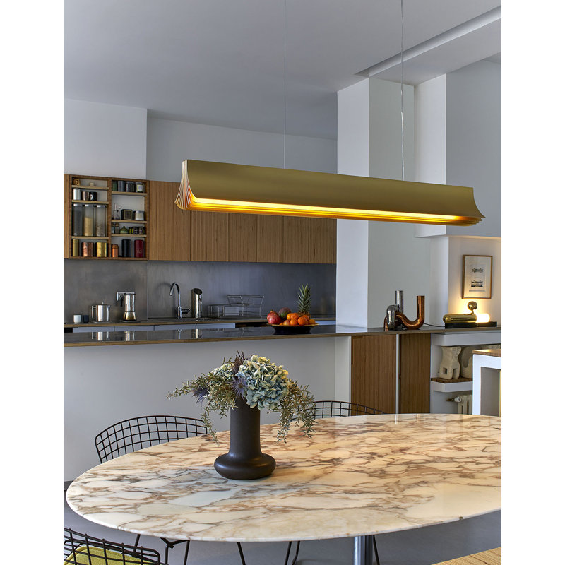 Respiro 1 - Light LED Pendant, 5.9" H x 47" W x 6.34" D