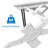 Mount-it Single Screen Ceiling Mount