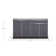 Outdoor Kitchen Aluminum 64" W x 24" D x 36.5" H 2-Piece Modular Cabinet Set