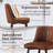 Bar Stools Set of 4,Counter Height Bar Stools with Back,Modern Upholstered Kitchen Stools-899347631-899347630