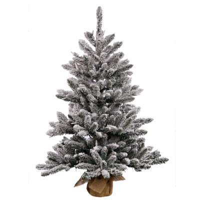 Arbre de Noël artificiel en forme de pin floconné Anoka