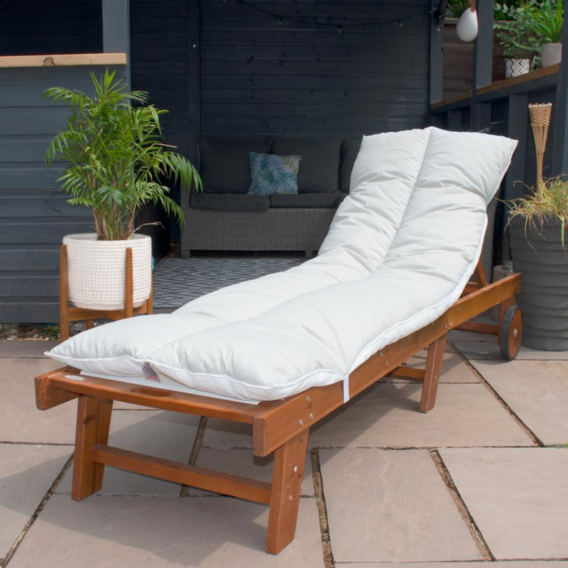 Topper Garden Seat / Back Cushion, Grey