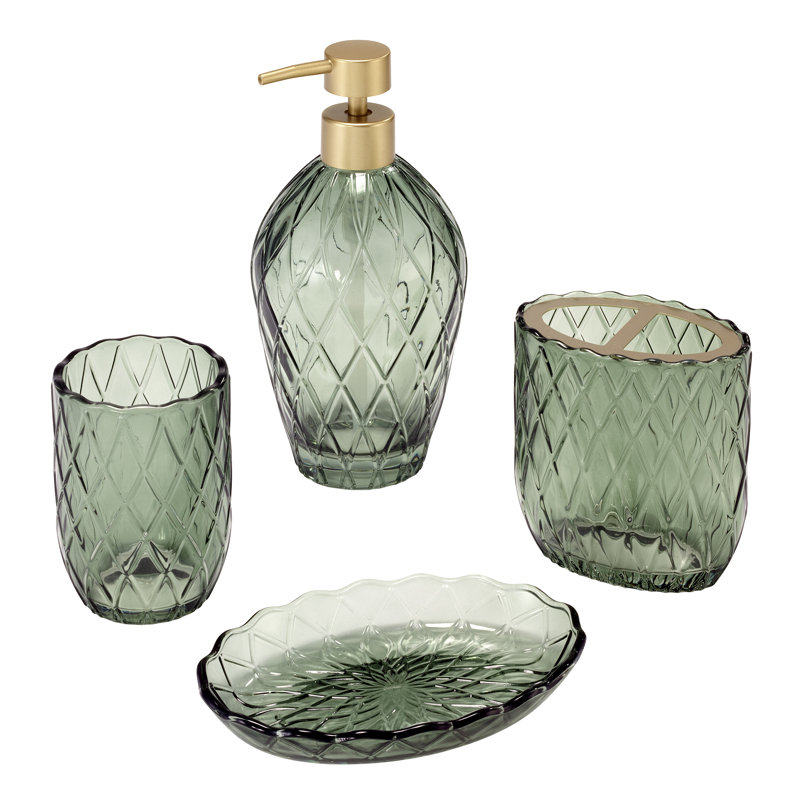 Nicole Miller Bijou 4-Piece Bath Accessory Set