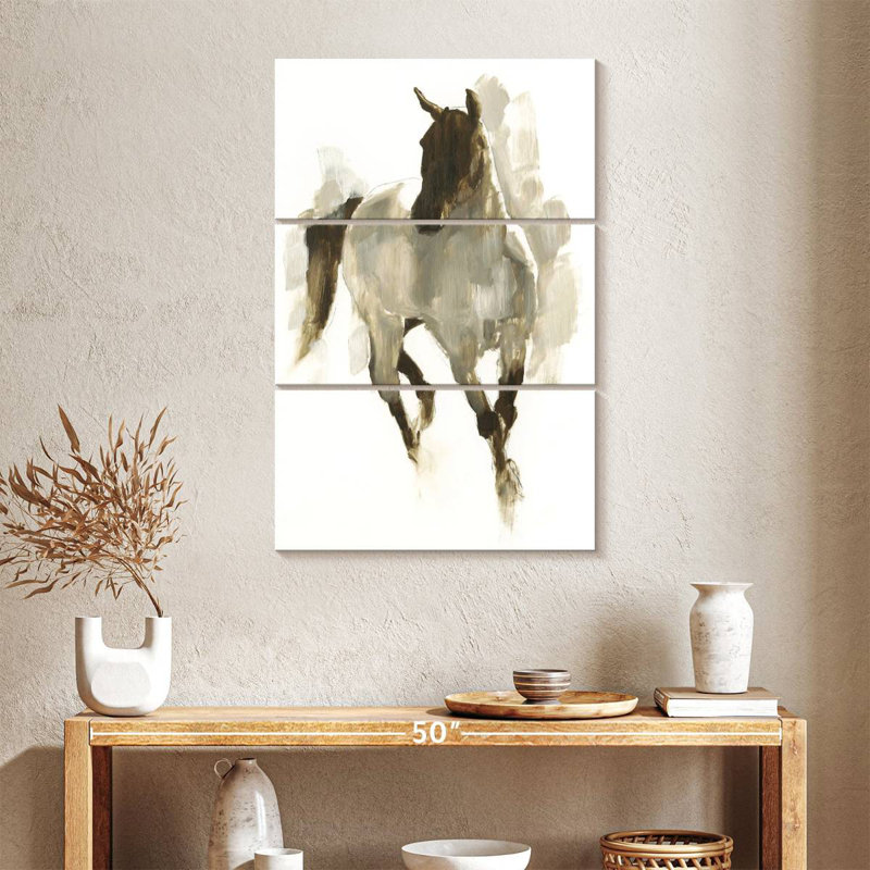 Brampt Rustic Horse I, 38" H x 24" W
