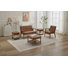 Ensemble de 3 tables basses et tables de bout avec rangement Gladis