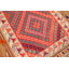 Tapis de couloir kilim en soie Pre-1900